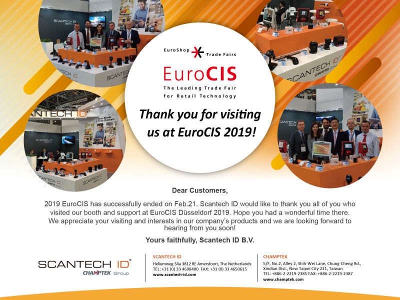 2018 EuroCIS-Feb.19-21 Thank You For Participating!